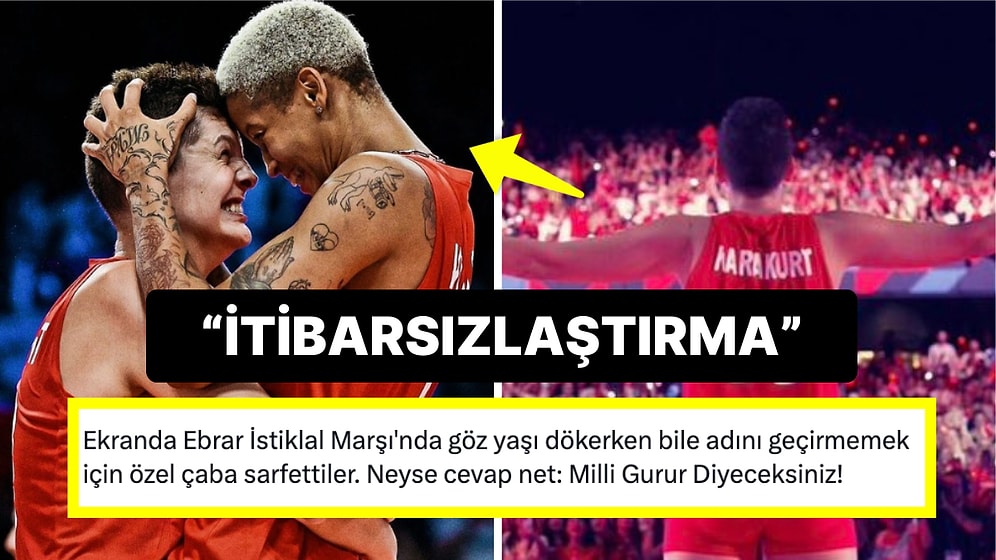 TRT'nin Şampiyonluğun Ardından Ebrar Karakurt ve Vargas'la Köşe Kapmaca Oynaması  Tepkiyle Karşılandı!