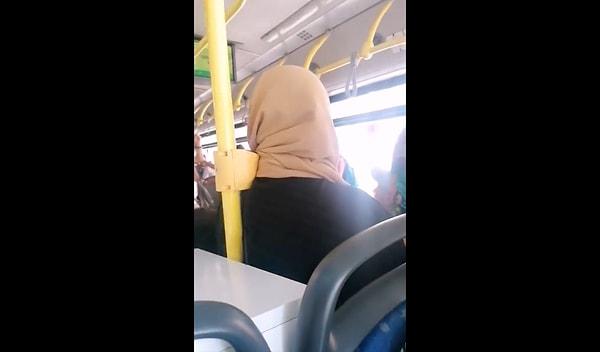 Bu kez de bir kadının otobüste sinir krizi geçirdiği anlar gündem oldu.