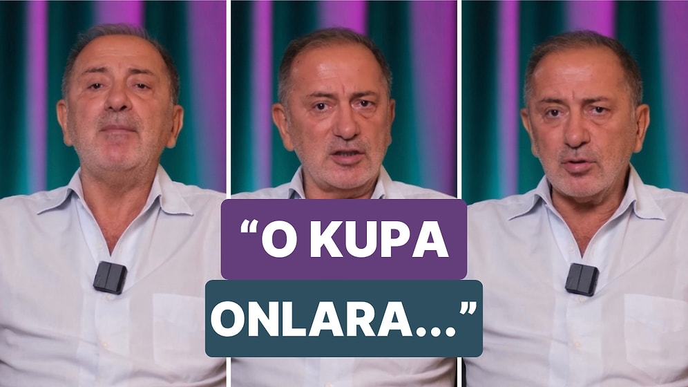 Fatih Altaylı Ebrar Karakurt'u Linç Etmeye Çalışan Tayfayı Hedef Aldı: "O Kupa Onlara..."