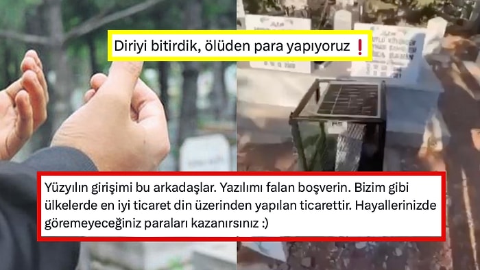 Ölünün Mezarı Başında Güneş Enerjili Ses Ünitesiyle Kur'an Okutma Uygulaması Tartışma Konusu Oldu!