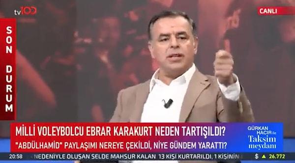 Geçtiğimiz saatlerde, tv100'ün Gürkan Hacır ile Taksim Meydanı programına konuk olan Barış Yarkadaş da canlı yayında tam olarak bu konuya değindi ve,