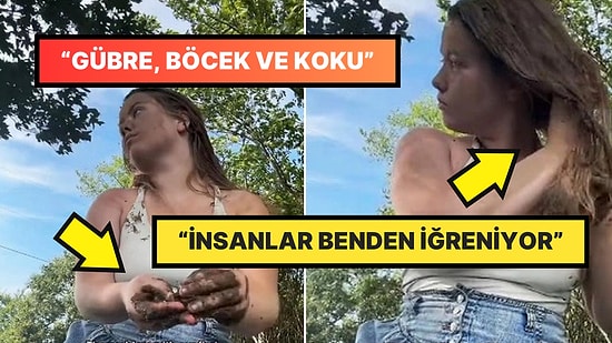 Güzel Görünmek İçin Bahçesindeki Çamuru Suratına ve Saçlarına Süren Kadın!