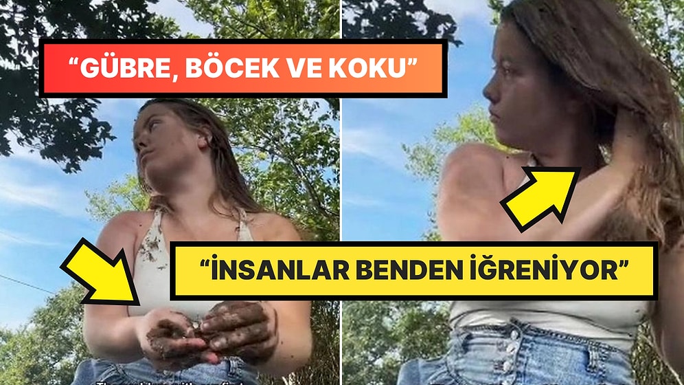 Güzel Görünmek İçin Bahçesindeki Çamuru Suratına ve Saçlarına Süren Kadın!
