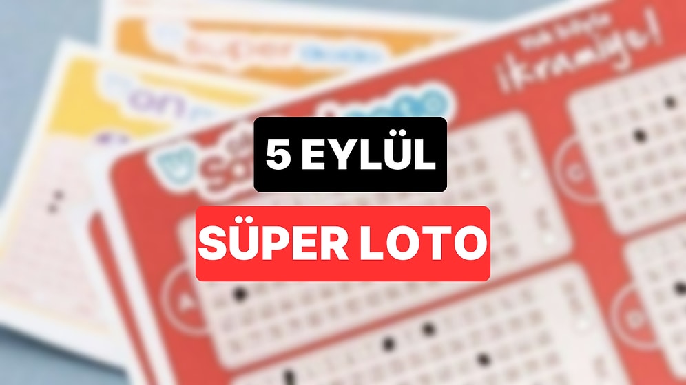 5 Eylül Süper Loto Sonuçları ve Kazandıran Numaralar: 5 Eylül Süper Loto Sonuç Sorgulama Sayfası