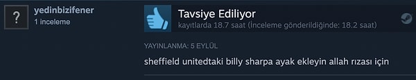 8. Futbolcuya söz hakkı doğdu. (Keşke kullansa)