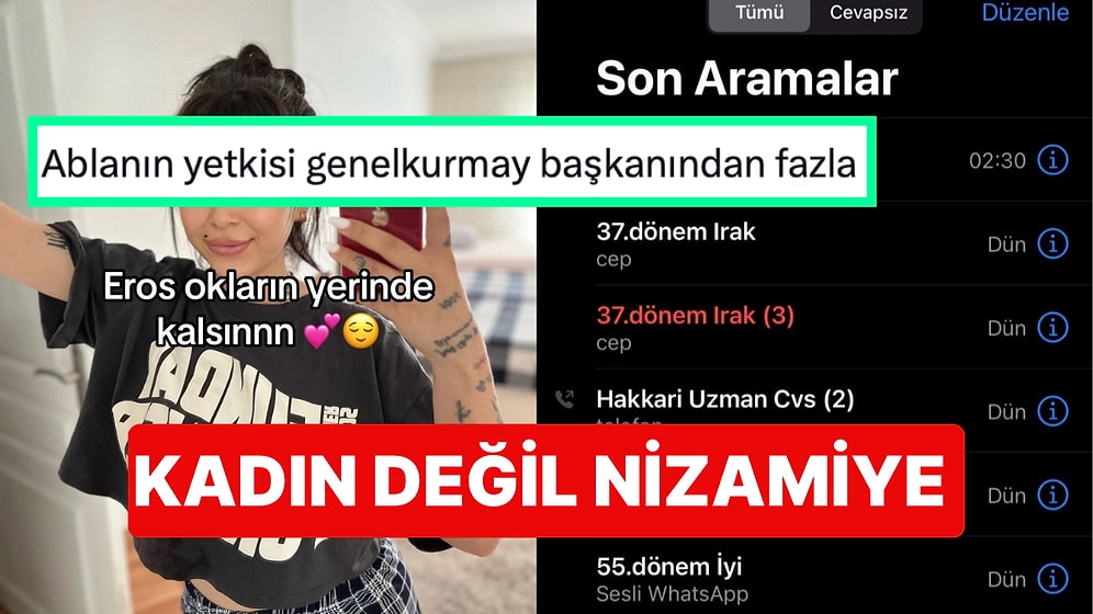 Telefonundaki Son Arama Listesi Sadece Askerlerden Oluşan Kadın Sosyal Medyada Dalga Konusu Oldu!