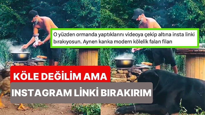 Modern Köleliği Bırakıp Ormana Taşındığını Söyleyen Kişi Cümle Alemin Tepkisini Çekti!