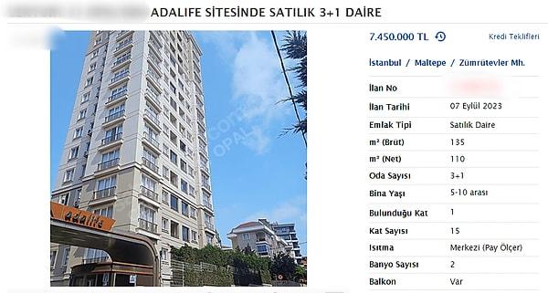 İstanbul'un iki ayrı bölgesinden iki ayrı evi ele aldık. İkisinin de fiyatı 260 bin euro seviyesinde olurken, Anadolu yakasındaki bu evin kira ortalaması 25 bin TL olarak görülüyor.