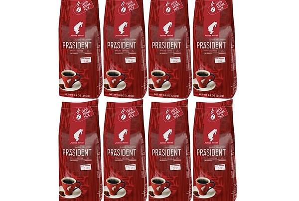 15. Julius Meinl President Blend Öğütülmüş Filtre Kahve, 250 gr x 8 Adet