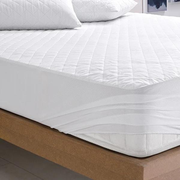 4. Uyku ve yatak kalitesini artıran, yatağı tamamen saran su geçirmez özellikli alez.