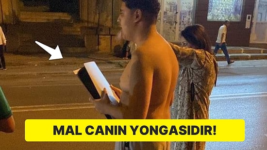 Mal Canın Yongası: Depremde Playstation 5’i ile Kaçtı