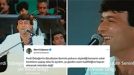 Ferdi Özbeğen'in Vokal Kısımlarının Yapay Zeka ile Ayrılmış Olan Sesi Herkesi Kendine Hayran Bıraktı