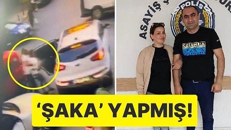 İstanbul'da Arabaya Zorla Bindirilen Kadının Kaçırılmadığı Sürpriz Yapıldığı Açıklandı