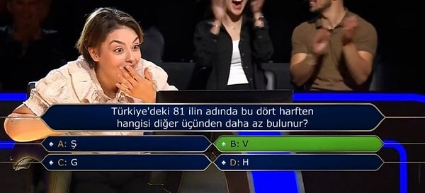 Yarışmacı, tüm şehir adlarını defalarca tek tek sayarak doğru sonuca ulaştı ve 1 milyonluk ödülün sahibi oldu!