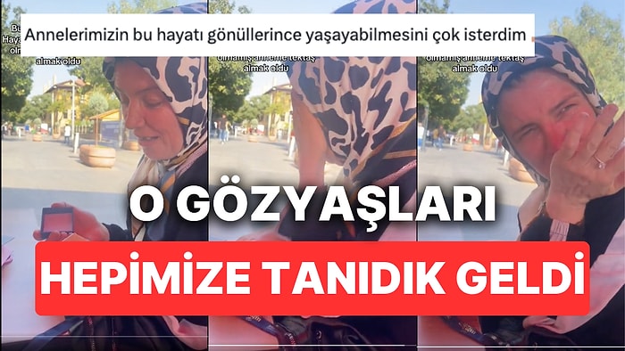 Annesine Sahip Olduğu İlk Tektaşı Alarak Sevinç Gözyaşlarına Boğan Kullancı