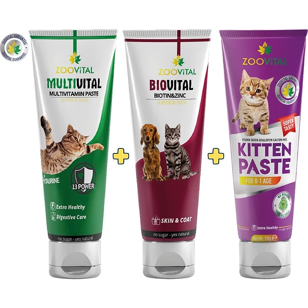 1. Zoovital Biovital, Multivital Paste Vitamin, Kitten Paste Yavru Kedi Vitamini