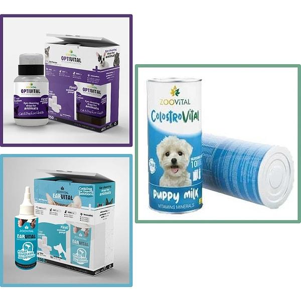 9. Zoovital Milk Yavru Köpek Süt Tozu, Kulak Solüsyonu, Göz Temizleme Solüsyonu