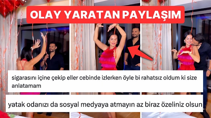 Kocasının Ayaklarını Öpmesiyle Olay Yaratan Dilan Polat, Şimdi de Yatak Odası Dansıyla Tartışma Yarattı