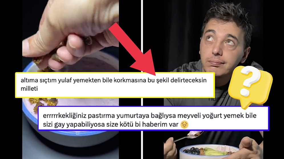 Kendine Meyveli Bowl Hazırlayan Erkeğin Videosu "Eşcinsel Olmayacağız" Diye Paylaşılınca Ortalık Karıştı