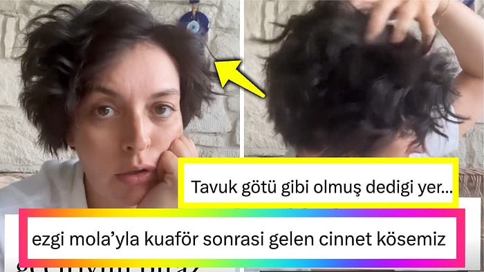 Kuaförün Yaptığı Maşayı 'Tavuk G*tü'ne Benzeten ve Cinnet Geçiren Ezgi Mola'nın Komik Anları