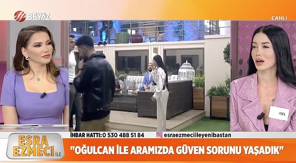 Bir süre birbirleri hakkında hiç konuşmayan ikilinin bayramlık ağızları, Esra Ezmeci'nin sunduğu programda açıldı! Cansel, Oğulcan'ı kendisini aldatmakla suçlarken Oğulcan'ın da iddiaları aynı yöndeydi.