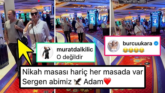 Sergen Yalçın'ın Bu Kez Las Vegas'ta Görüntülenmesine Ünlü İsimlerden Yüzleri Gülümseten Yorumlar