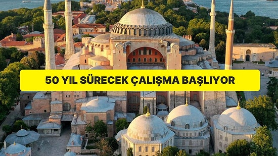 Ayasofya’da 50 Yıllık Plan: Depreme Dayanaklı Hale Getirilecek
