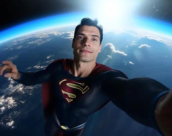 14. Süpermen'den selfie. 😂