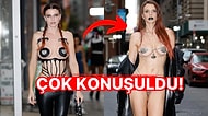 Ünlü Oyuncu ve Model Julia Fox, New York Moda Hafta'sında İddialı Kombinleri ile Olay Yarattı