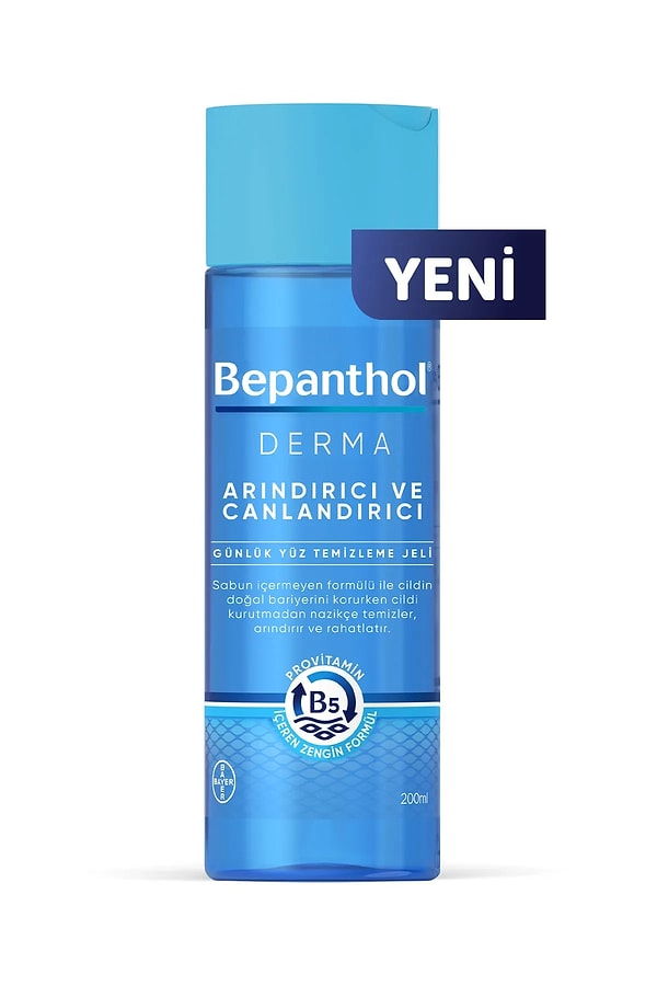 8. Bepanthol Derma Arındırıcı ve Canlandırıcı Günlük Yüz Temizleme Jeli