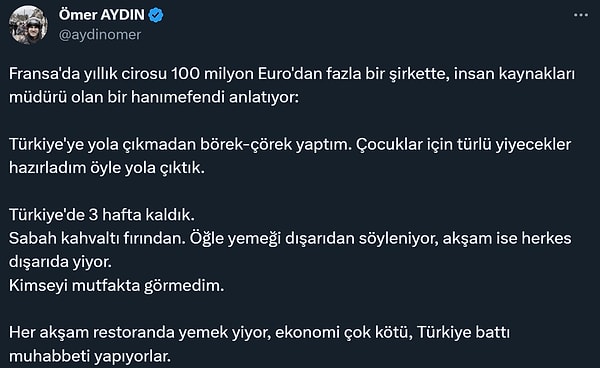 Bu çıkışlara güzel bir örnek olarak Fransa'dan bir Türk gazetecinin yine Fransa'da yaşayan bir Türk yöneticinin ağzından yazdıklarına verilen tepkiler oluyor.