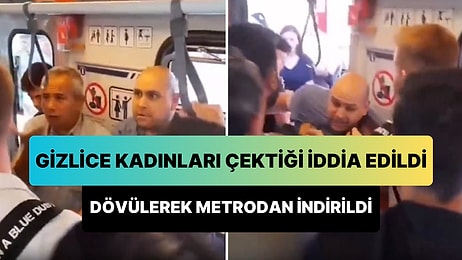 Kadınları Gizlice Kameraya Kaydettiği İddia Edilen Kişi Dövülerek Metrodan İndirildi