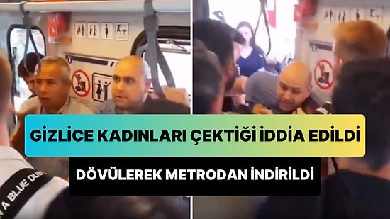 Kadınları Gizlice Kameraya Kaydettiği İddia Edilen Kişi Dövülerek Metrodan İndirildi