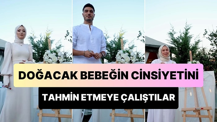 Anne-Baba ve Davetlilerin Doğacak Bebeğin Cinsiyeti Hakkında Ne Hissettiklerini Tabloya İşaretledikleri Anlar