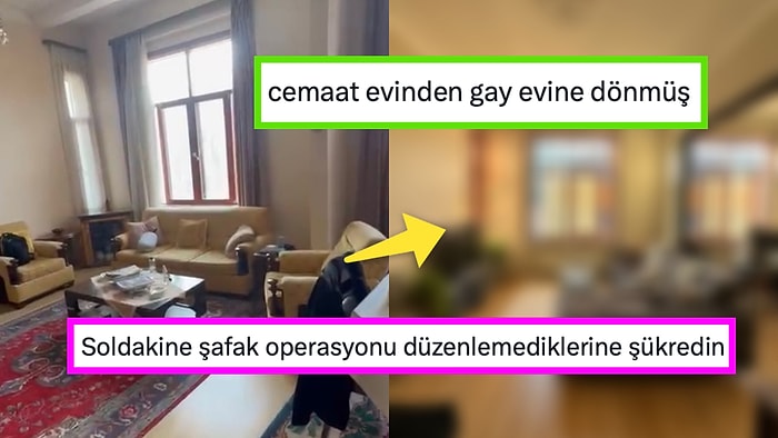 Evinin Eski Salonunu Dekore Ederek Bambaşka Bir Mekâna Çeviren Kişiye Gelen Yorumlara Çok Güleceksiniz!