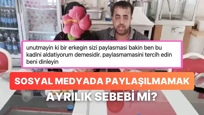 "Sevgilinizin Sizi Sosyal Medyada Paylaşmaması Problem mi?" Sorusu Twitter'ı Tam Ortadan Böldü