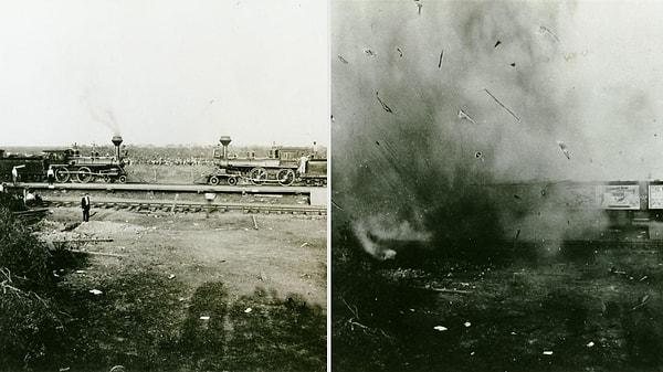 1. 1896 yılında Teksas'ta iki trenin çarpıştırılmasını izlemek için 40 bin kişi toplanmıştı. Trenler çarpışınca meydana gelen beklenmeyen patlama birçok insanın ölümüne neden olmuştu.