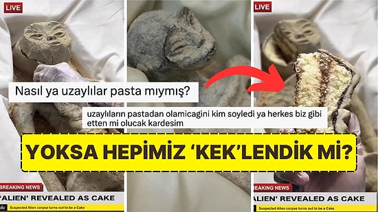 Meksika'da Sergilenen Uzaylı Fosilinin ''Pasta'' Çıktığı İddiası Goygoycuların Diline Fena Düştü