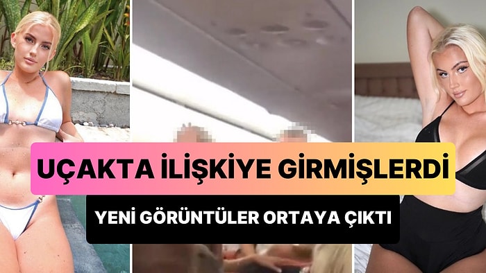 Tüm Yolcuların Gözü Önünde Uçak Tuvaletinde Cinsel İlişkiye Giren Çiftin Yeni Görüntüleri Ortaya Çıktı