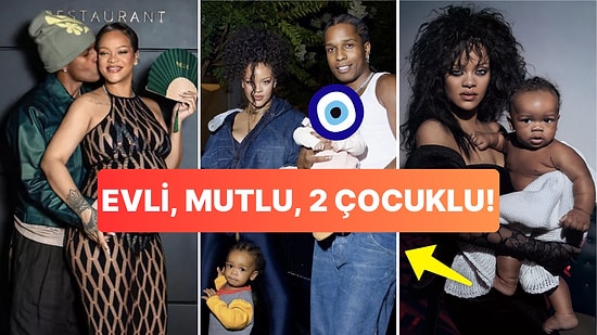 Rihanna'dan İkinci Çocuğuyla Aile Pozu Geldi: Kırkı Çıkmadan Gördük!