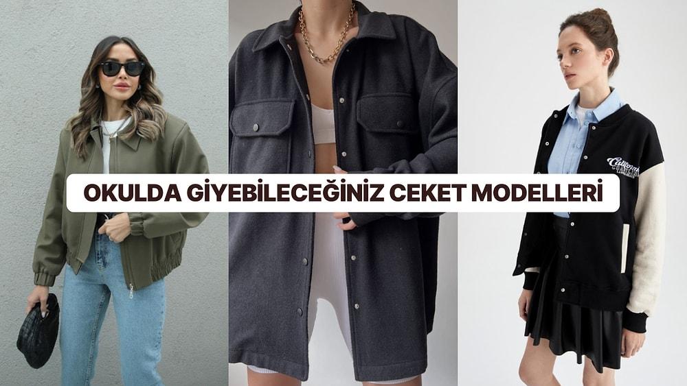 Moda Her Yerde! Okulda Giyilebilecek Kadın Ceket Modelleri