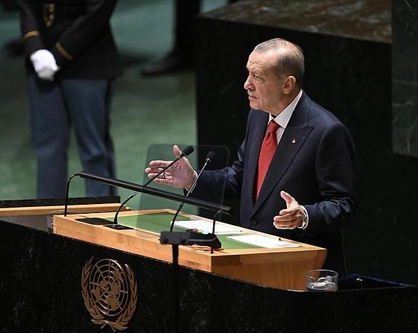 Birleşmiş Milletler 78. Genel Kurulu’nda konuşan Cumhurbaşkanı Erdoğan, 'Artık herkesin kabul ettiği gibi, Karabağ, Azerbaycan toprağıdır. Bunun dışında bir statünün dayatılması asla kabul edilmeyecektir' dedi.