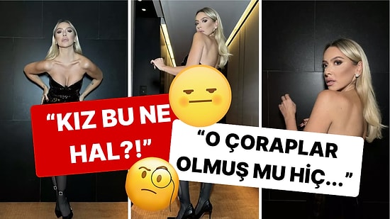 Hadise'nin Külotlu Çorabı Takipçilerinin Göz Zevkine Uymayınca Demediklerini Bırakmadılar!