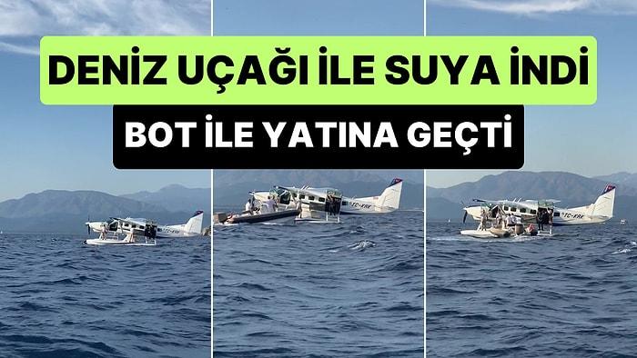 Acun Ilıcalı'nın Deniz Uçağı ile Suya İnip, Bot ile Yatına Geçtiği Görüntüler TikTok'ta Viral Oldu
