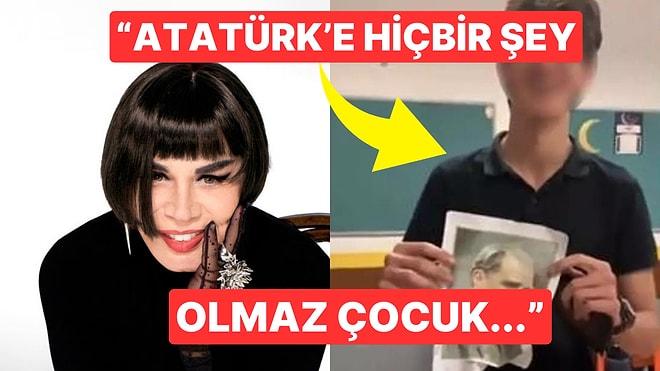 Sezen Aksu'dan Atatürk'ün Posteriyle Müstehcen Hareketler Sergileyen Gence 'Tavsiye' Yazısı