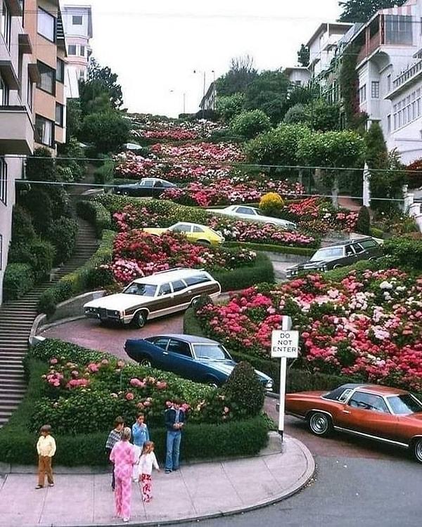 15. San Francisco'nun Lombard Caddesi, 1975