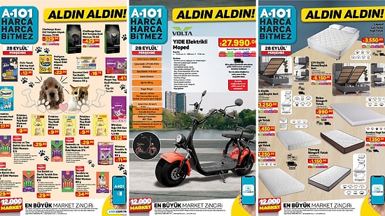 A101'e Kedi ve Köpek Mama Çeşitleri Geliyor! 28 Eylül 2023 A101 Aldın Aldın Kataloğu