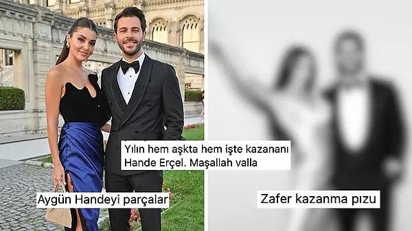 Herkesin merakla takip ettiği, gündemden hiç düşmeyen olay çift Hande Erçel ve Hakan Sabancı'dan yeni kare geldi! Sosyal medya kullanıcıları yorumlarıyla güldürdü!