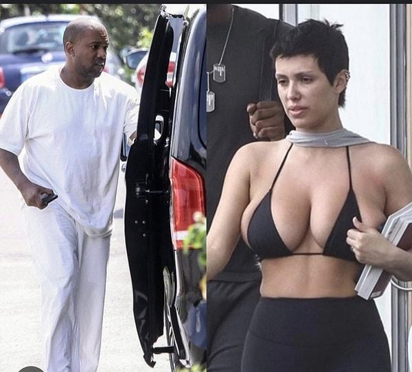 Eski eşi Kanye West'in yeni sevgilisi Bianca Censori'ye benzetildi!