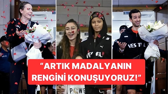 Olimpiyat Biletiyle Yurda Dönen Filenin Sultanları Büyük Bir Coşkuyla Karşılandı!